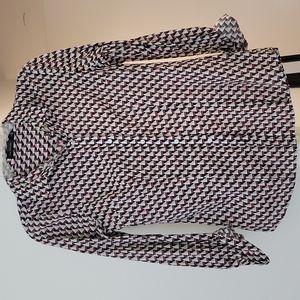 Ladies sailboat printed blouse